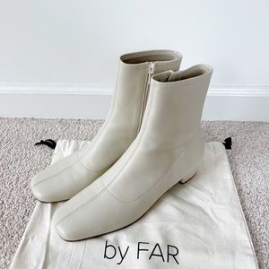 By Far ESTE BOOT WHITE LEATHER Size 37.5